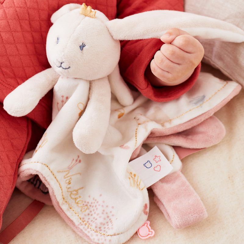  - lina and joy - comforter rabbit beige pink 25 cm 